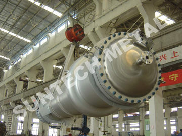 中国 150 の sqm の二重管の貝および管のタイプ熱交換器重量 7 トンの サプライヤー