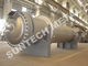 中国 化学処理のための 904L Hight の合金のステンレス鋼の倍の管シートの熱交換器 輸出国